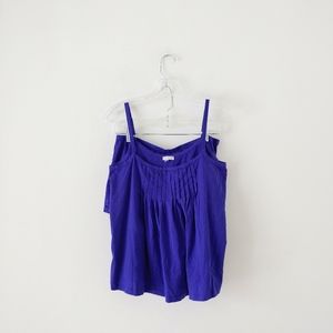 Hanro Purple Cami and Shorts Cotton Lounge Set M